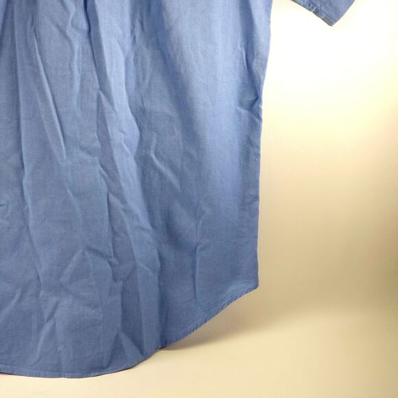 Peter Millar Med US Steel Button Down Comfort Polo Shirt Blue Country Club Golf - Picture 12 of 13